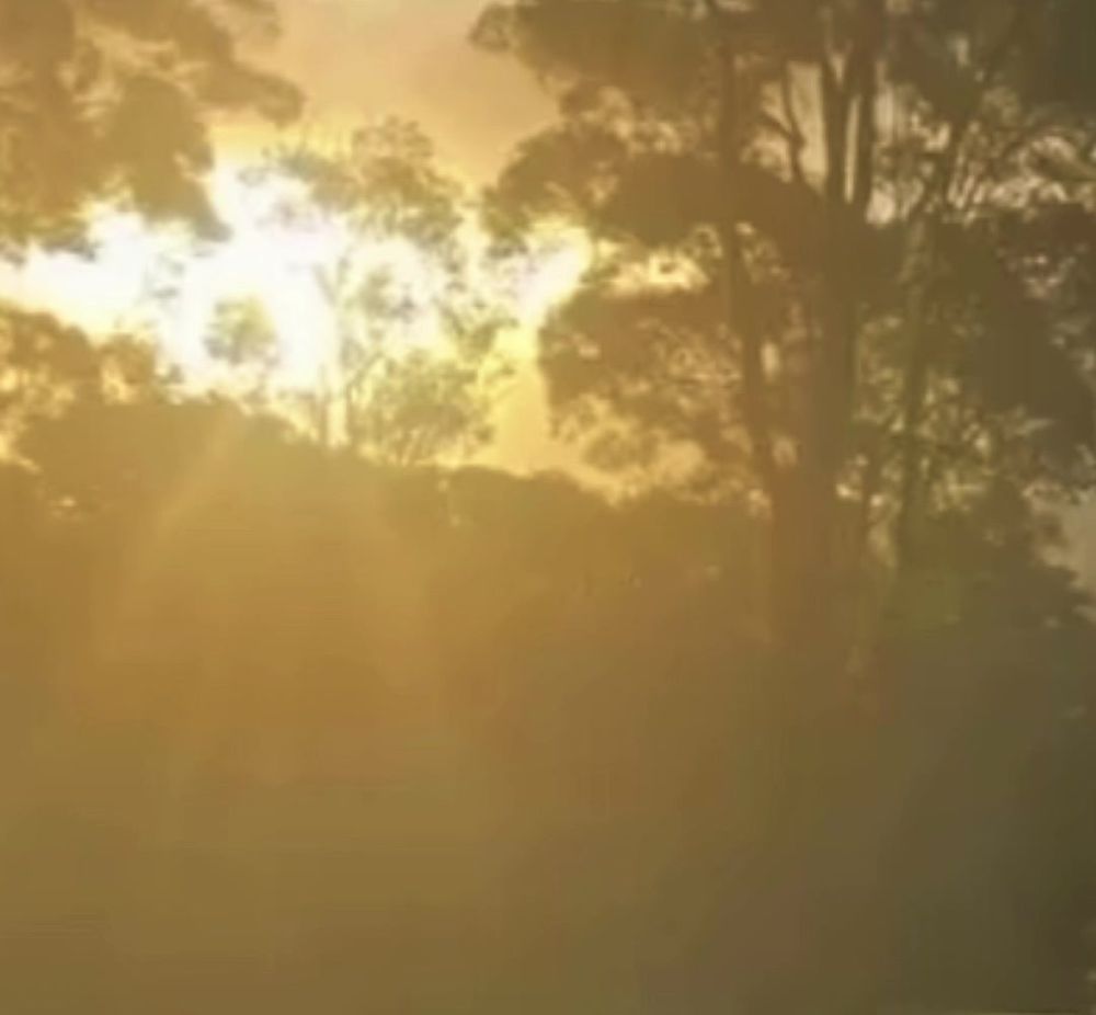Sunset over the Byron hinterland