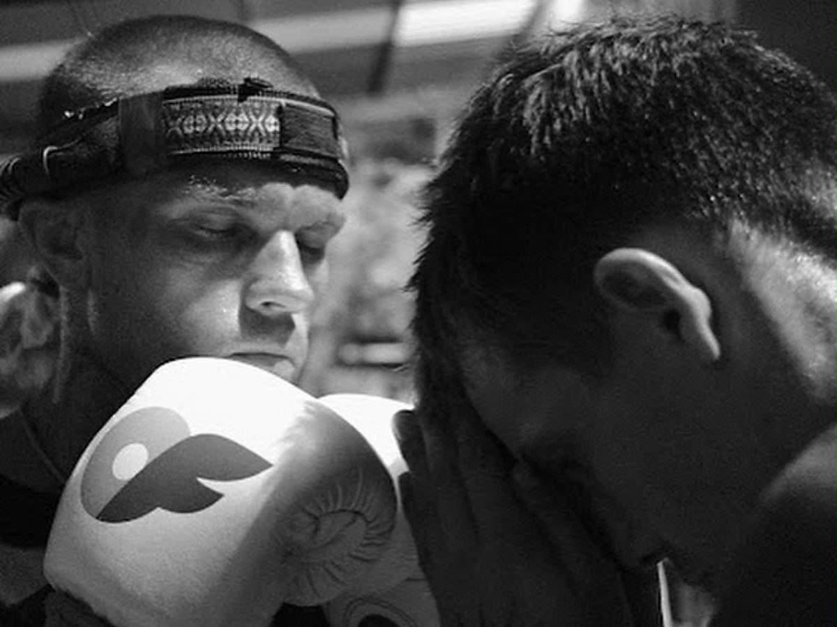 Two fighters in close range